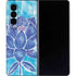 Cat Coq Blue Lotus Galaxy Z Fold4 5G Skin
